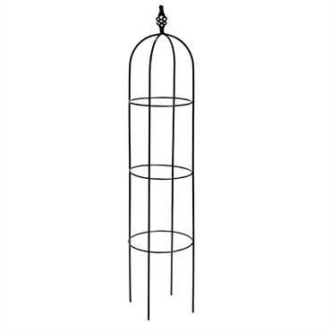 AGW 56"x10.5" Obelisk w/ Spiral Twist Black