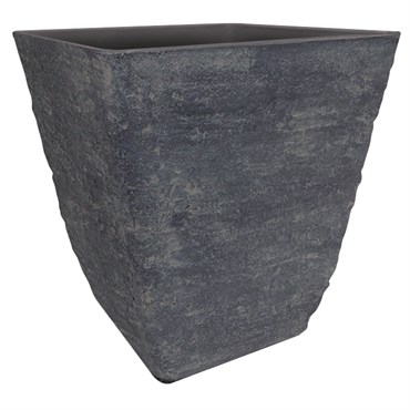 HC 15" Tahoe Square Planter Slate