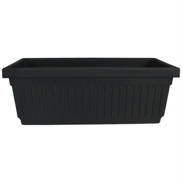 HC 18" Venetian Flower Box Black