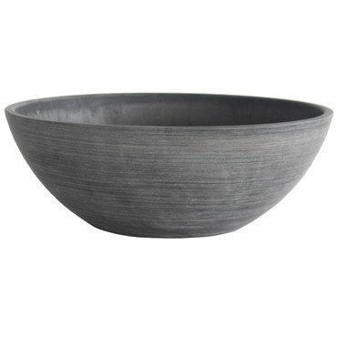 Algreen Valencia 10"x3.75" Bowl Charcoal