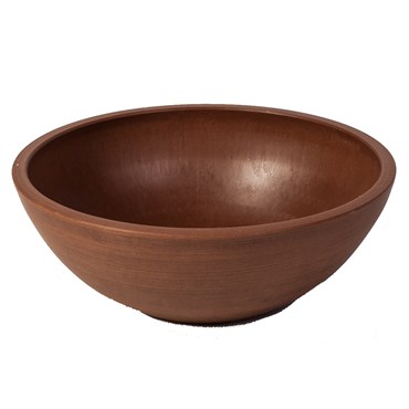 Algreen Valencia 10"x3.75" Bowl Terra Cotta