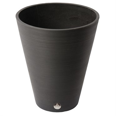 Algreen Valencia 15"x18.5" Ribbed Taper Black