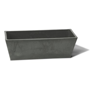 Algreen Valencia 14"x6"x6" Window Planter Concrete
