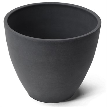 Algreen Valencia 10"Dx8" Round Curved Charcoal