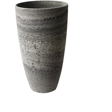 Algreen Acerra Curved 20" Tall Vase Marble
