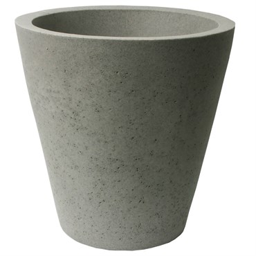 Algreen 20" Crete Self Water Planter Warm Gray