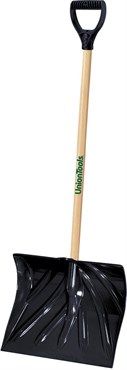 Ames 18" Union Poly Snow Shovel No Wear Strip
