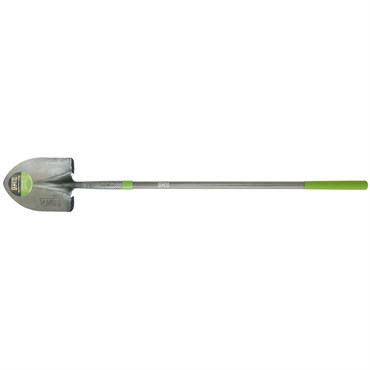 Ames Digging Shovel Long Handle Round Point Fiberglass Handle 15Yr