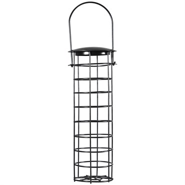 A&E Cage Garden & Fun Tube Feeder for Suet Balls Black