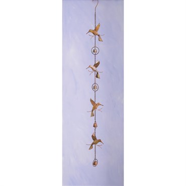 Ancient Graf Hummingbird and Bells Ornament