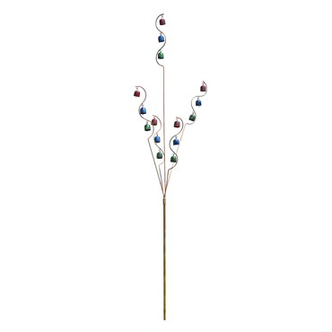 Ancient Graf Multicolor Bell Spiral Garden Stake