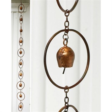 Ancient Graf Copper Bell Rain Chain