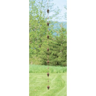 Ancient Graf Pine Cone Rain Chain