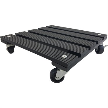 Wagner WPC 11.4"x11.4" Square Plant Caddy Grey