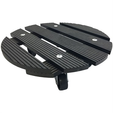 Wagner WPC 11.4 Diam Round Plant Caddy Grey