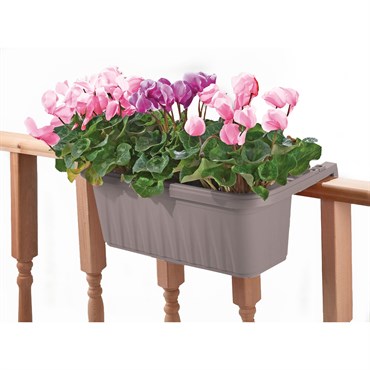 Apollo 24" Driftwood Adjustable Railing Planter