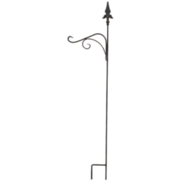 Austram 48" Finial Shepherd Rod Black