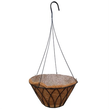 Austram 16" Lotus ProGro Planter Black with Hanger