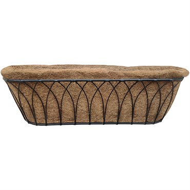 Austram 30" Lotus Trough Planter Black