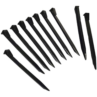 Master Mark Black Terrace Board Stakes 10pk