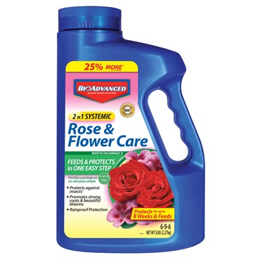 BioAdvanced 5# 2-In-1 Rose & Flower Granules Bonus Size (Keywords: Bayer )