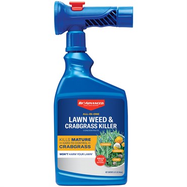 BioAdvanced 32oz All-In-One Lawn Weed & Crabgrass Kill Ready To Spray
