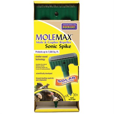 Bonide Molemax Sonic Spike Solar Powered — Single Unit