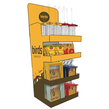 Backyard Nature 54pc Assorted Bird Feeders w/ Display