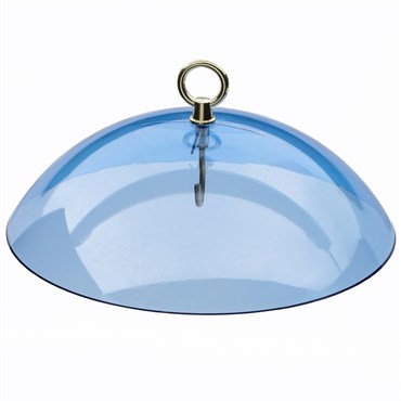 Birds Choice 10" Acrylic Protective Dome Feeder Cover Blue