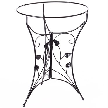 Birds Choice Metal Bird Bath Stand with Legs Ivy Leaf