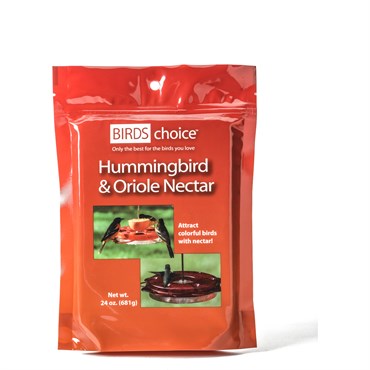Birds Choice 24oz Hummingbird & Oriole Nectar Resealable Pouch