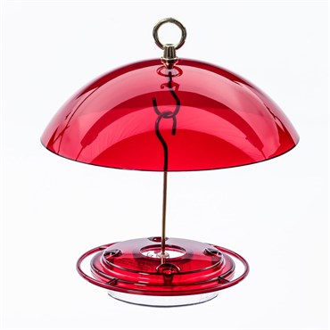 Birds Choice Hummerdome Hummingbird Feeder Red