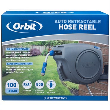 Orbit 100' x 5/8" Elevated Automatic Hose Reel - Image 2