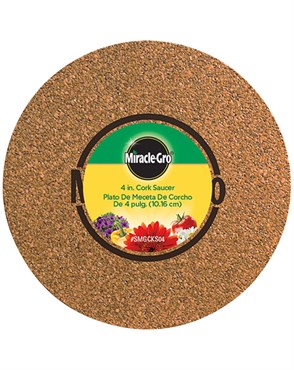 Miracle Gro 4" Cork Saucer