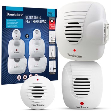 Brookstone 6pk Whole Home Ultrasonic Pest Repeller System