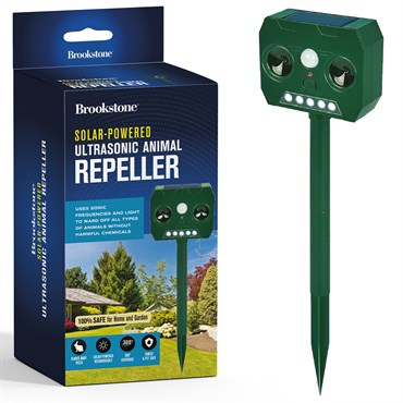 Brookstone Solar Powered Sonic Animal Repeller