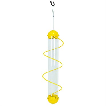 Bird Quest 17" Yellow Spiral Thistle Feeder