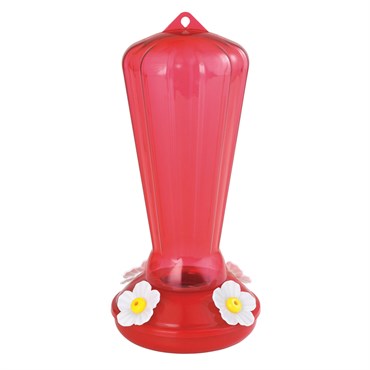 Classic 25oz Hollyhock Hummingbird Feeder 4 Ports