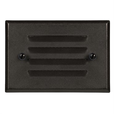 Moonrays Black Louvered Look Deck Light