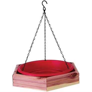 Pennington Cedar Hanging 2 in 1 Bird Bath/Feeder