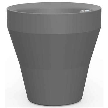 Crescent 18" Rim TruDrop Planter Slate