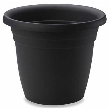 Crescent 10" Emma Planter Black