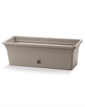 Crescent 16"x8" Emma Rectangle Planter Cappuccino