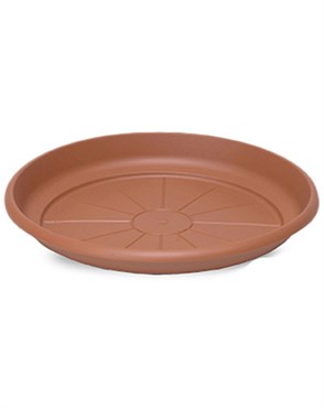Crescent 9.5" Emma Saucer Terra Cotta