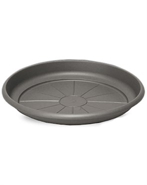 Crescent 9.5" Emma Saucer Charcoal