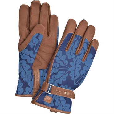 Burgon & Ball Love the Glove Oak Leaf Navy Small/Medium