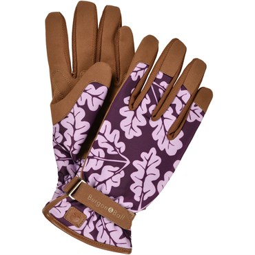 Burgon & Ball Love the Glove Oak Leaf Plum Medium/Large