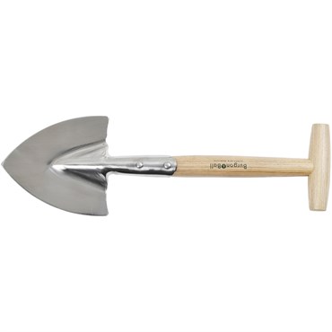 Burgon & Ball RHS Stainless FSC Wood Mid Handled Small Perenial Spade
