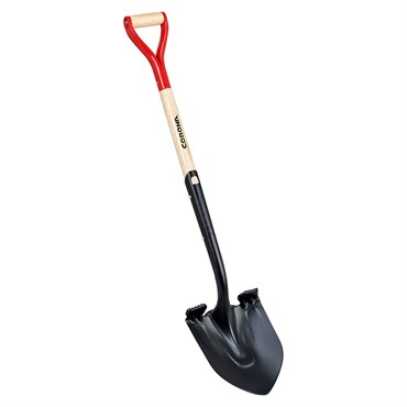 Corona 14 Gauge Round Point Hardwood D Grip Shovel