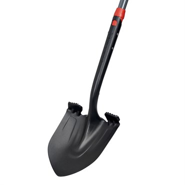 Corona 14 Gauge Round Square Point Fiberglass Handle Shovel - Image 2